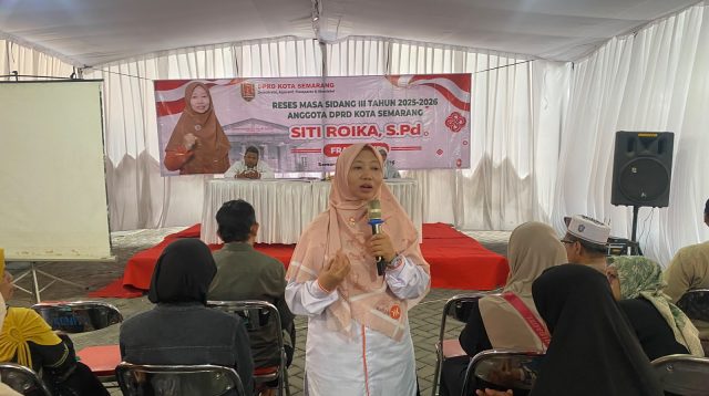 Siti Roika Melaksanakan reses Masa Sidang III Tahun 2025/2026 di Semarang Timur dan Semarang Tengah
